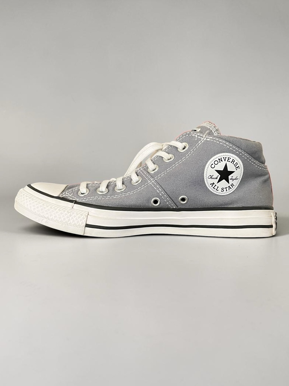 Converse Chuck Taylor All Star Street Mid Gray Sneakers Women’s 8 Men’s 6 - Picture 3 of 9
